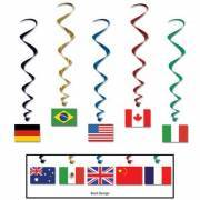 Spiral med flag